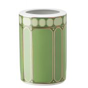 Rosenthal x Swarovski Signum Fern Green Vase - 6"