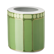Rosenthal x Swarovski Signum Fern Green Vase - 6.5"
