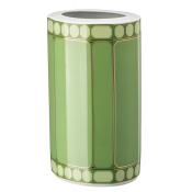 Rosenthal x Swarovski Signum Fern Green Vase - 10.5"