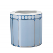 Rosenthal x Swarovski Signum Azure Blue Vase - 6.5"