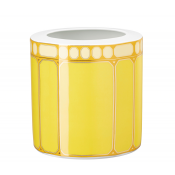Rosenthal x Swarovski Signum Jonquil Yellow Vase - 6.5"