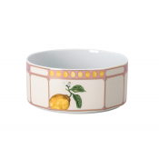 Rosenthal x Swarovski Idyllia Open Vegetable Bowl / Marshmallow - 7.5"