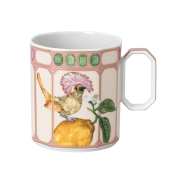 Rosenthal x Swarovski Idyllia Mug / Flycatcher Pink - 13 oz.