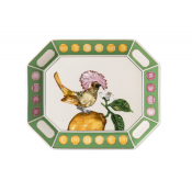 Rosenthal x Swarovski Idyllia Dish  / Pink- 5.75"