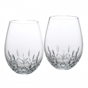 Waterford Lismore Essence Stemless Deep Red Wine  - Set 2