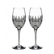 Waterford Lismore Diamond Essence Wine / Set 2- 13 oz