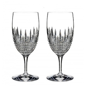 Waterford Lismore Diamond Essence Iced Beverage / Set 2 - 19 oz.