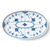 Royal Copenhagen Blue Fluted Half Lace Assiette - 9"