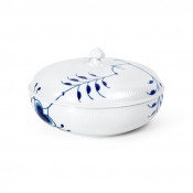 Royal Copenhagen Blue Fluted Mega Bowl w/ Lid - 43oz.