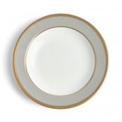 Wedgwood Renaissance Grey Rim Soup - 9"