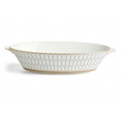 Wedgwood Renaissance Grey Open Oval Vegetable Dish