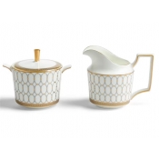 Wedgwood Renaissance Grey Sugar & Creamer