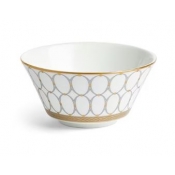 Wedgwood Renaissance Grey Rice Bowl - 4.3"