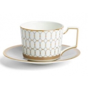 Wedgwood Renaissance Grey Teacup & Saucer