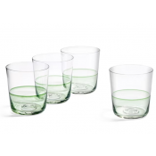 Royal Doulton 1815 Green Highball  18 oz / Set 4