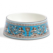 Wedgwood Florentine Turquoise Pet Bowl - 6.6"