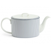 Wedgwood Gio Pinstripe White Teapot - 31.7 oz.