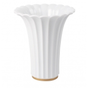 Royal Copenhagen Golden Christmas Trumpet Vase