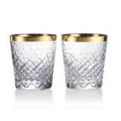 Waterford Crystal Celebration Gilded Tumbler / 11.5 oz - Set 2