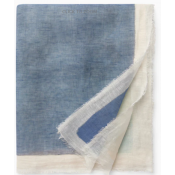 SFERRA Pitura Navy/Aqua Throw