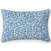 Sferra Pondicherry Blue/Oyster Decorative Pillow 12" X 18"