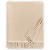 Sferra Dorsey Cashmere Throw - Champagne