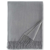 Sferra Dorsey Cashmere Throw - Silver