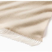 Sferra Cervino Beige Throw