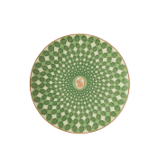 Rosenthal x Swarovski Signum Fern Green Small Plate - 4"