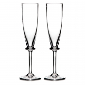 Simon Pearce Cavendish Flute - Set of 2