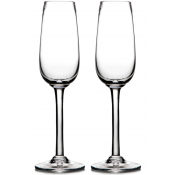 Simon Pearce Woodstock Flute - Set of 2
