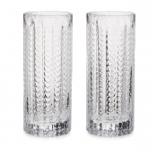 Simon Pearce Greenwich Collins Glass - Set of 2