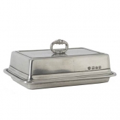 Match Pewter Double Butter Dish W/Cover
