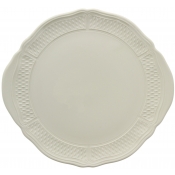 Gien Pont Aux Choux White Cake Platter - 12"