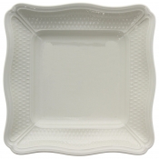 Gien Pont Aux Choux White Square Fruit Dish - 10" Square