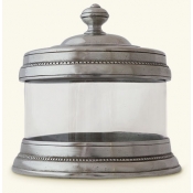 Match Pewter Glass Canister- X Small