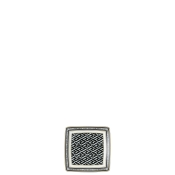 Versace La Greca Signature Black Mini Canape - 3.5"