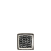Versace La Greca Signature Black Canape Dish - 4.75