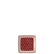 Versace La Greca Signature Red Canape Dish - 4.75"