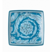 Versace Barocco Teal Mini Canape Square - 3.5"