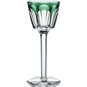 Baccarat Harcourt Rhine Wine Glass - Dark Green