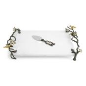 Michael Aram Lovebirds Cheeseboard w/Knife