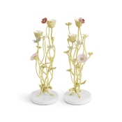 Michael Aram Wildflowers Candleholder - Set 2