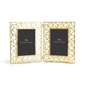 Michael Aram Goldtone Heart Hinged Frame 5x7