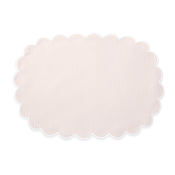 Matouk Savannah Gardens Placemat Pink - 13 x 19 Oval- Set of 4