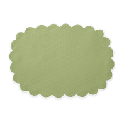Matouk Savannah Gardens Placemat Spring Green - 13 x 19 Oval- Set of 4