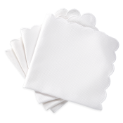 Matouk Savannah Gardens Napkin White - 22" Square - Set of 4