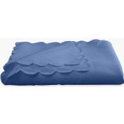 Matouk Savannah Gardens Tablecloth  Azure/Azure - 68 x 108