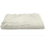 Matouk Savannah Gardens Tablecloth Ivory/Ivory - 68 x 126