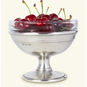 Match Pewter Dessert Dish w/ Glass